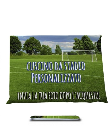 Cuscino Personalizzato Ho Il Cuore Azzurro Tifoso Calcio - Squadra del cuore
