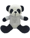Peluche Panda con T-Shirt Stampata Personalizzata