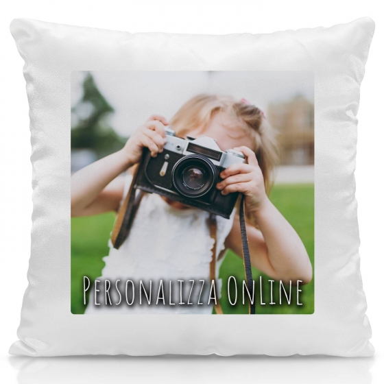 Cuscino Personalizzato con foto Stampa parziale