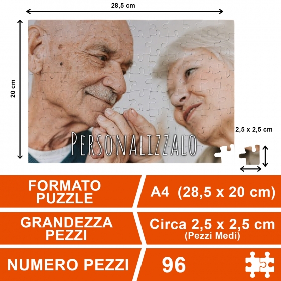 Puzzle A4 96 Pezzi