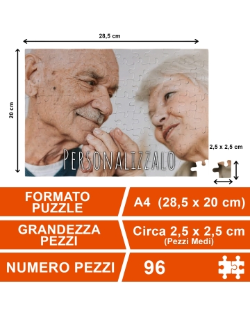 Puzzle A4 96 Pezzi